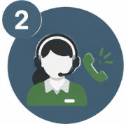 call A real person calls you<br />